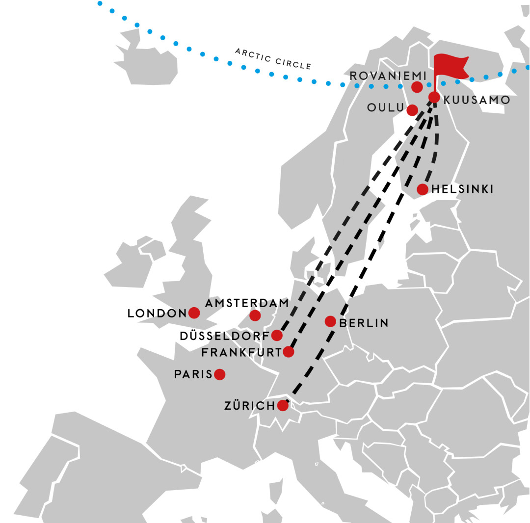 Ruka-Kuusamo in Europe